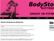 Tablet Screenshot of bodystore-rotterdam.nl